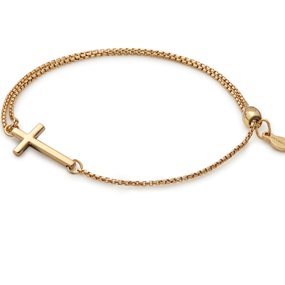 Alex and Ani Adjustable Cross Bracelet